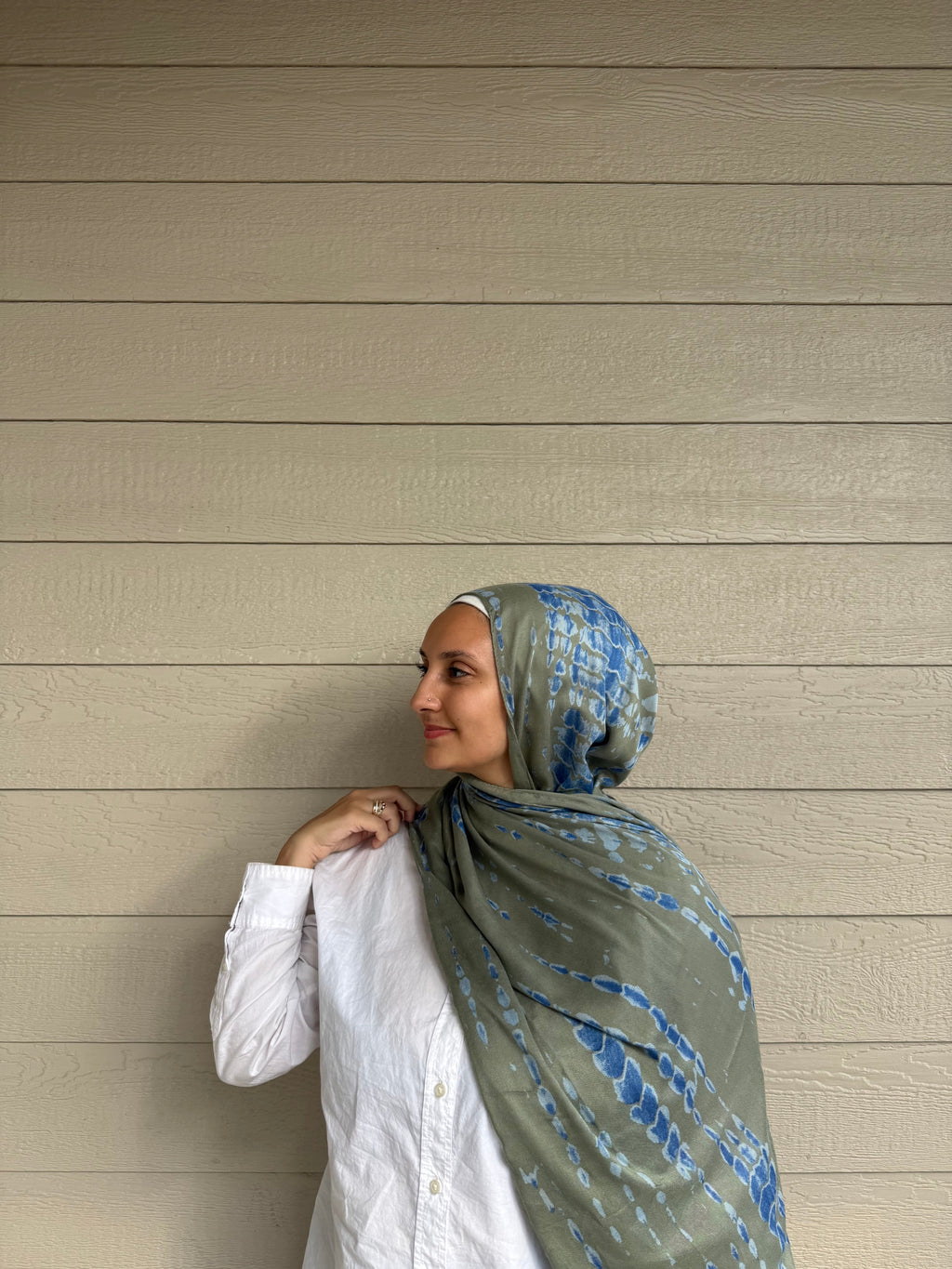 Moss Blue Shibori