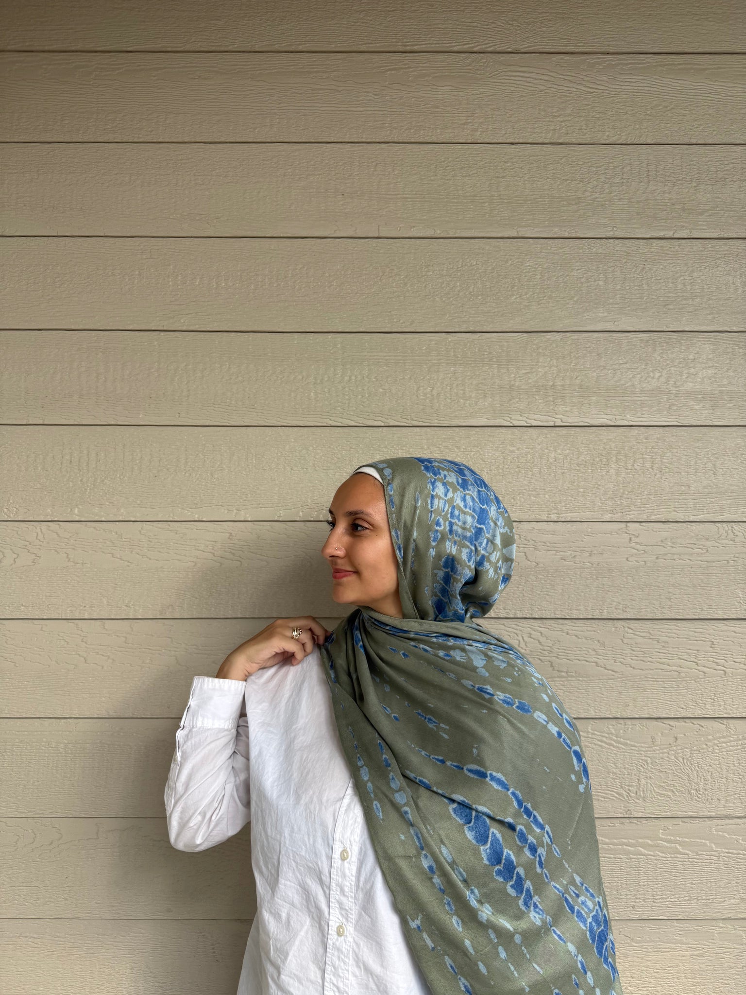 Moss Blue Shibori